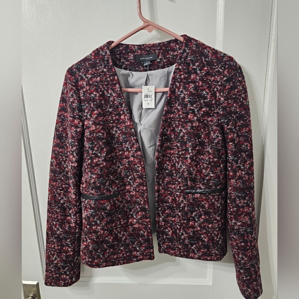 NWT Ann Taylor wool blend jacket sz small